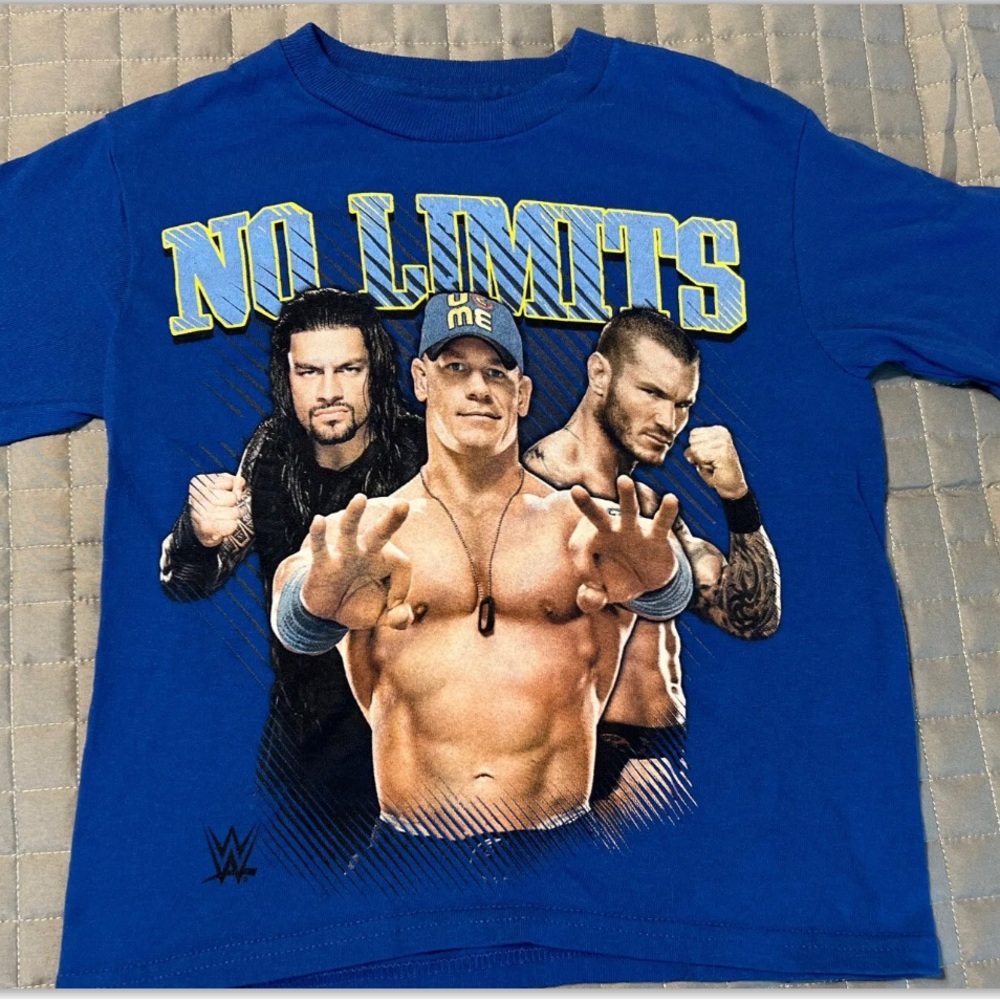 WWE No Limits Youth Shirt Cena Reigns Orton Size 4
